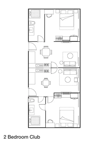 2 Bedrooms Apartment