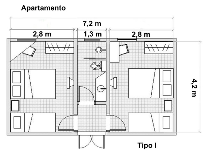 2 Bedrooms Apartment