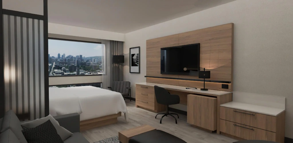 Standard Double room with city view