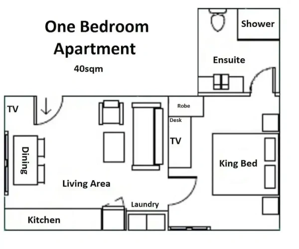1 Bedroom Superior Apartment