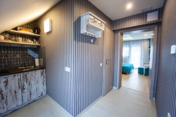 Studio with balcony