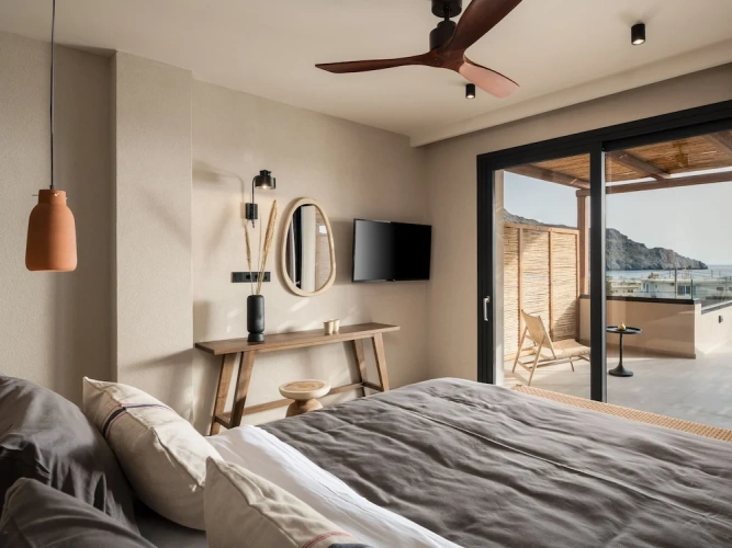 Outdoor Hot Tub Double room with sea view