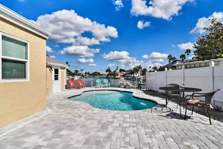 Indian Rocks Beach Home: Dock, Beach & Pool Access