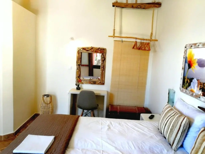 Studio with partial sea view