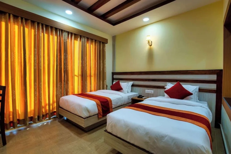 Deluxe Twin room with balcony and with view