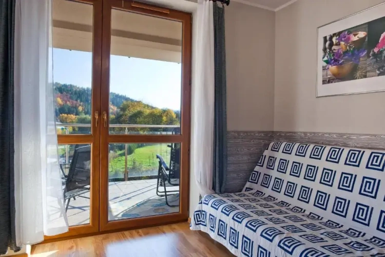 Apartment with balcony and with view