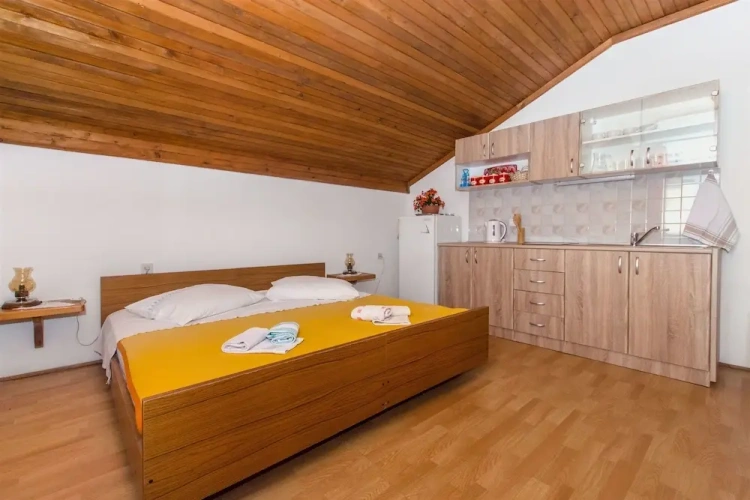 Studio with balcony