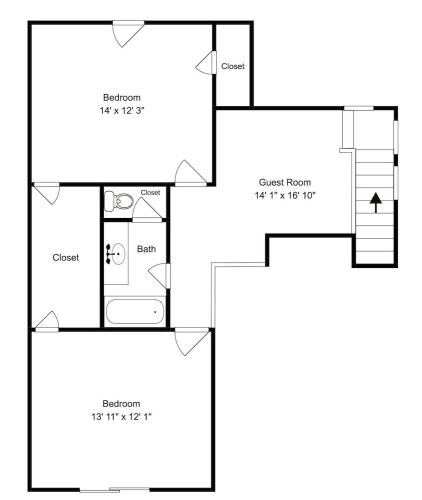 3 Bedrooms Cottage with balcony