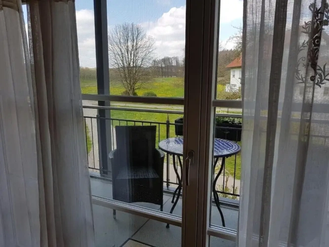 Deluxe Double room with balcony and with garden view