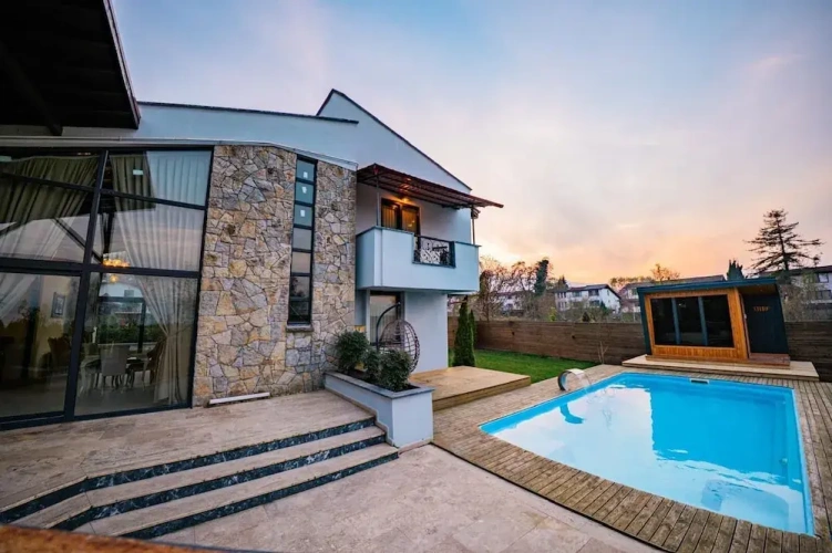 Villa with lake view
