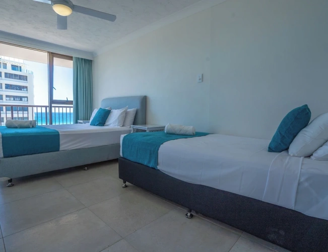 2 Bedrooms Deluxe Apartment with balcony and oceanfront