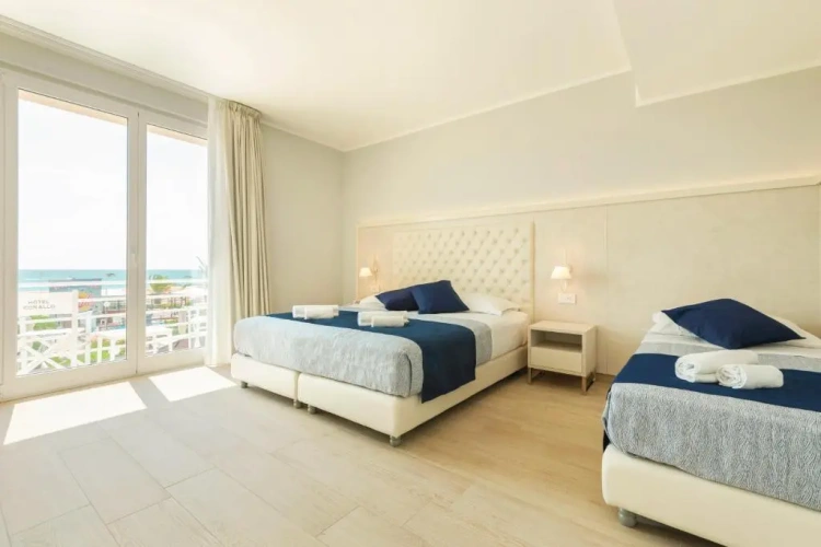 Standard Double room with balcony and with sea view