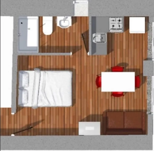 Family Studio with sea view