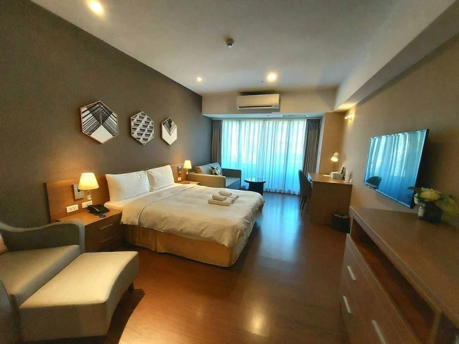Classic Double room with balcony and with city view