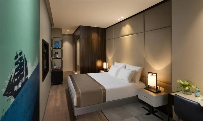 Superior room with balcony and with view