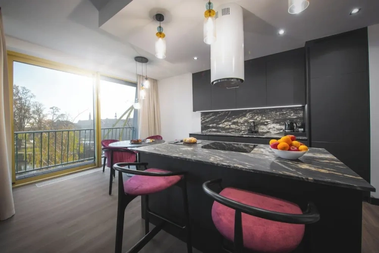 Standard Penthouse room with balcony and with river view