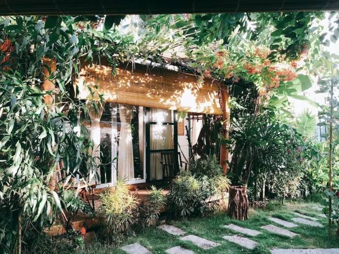 Double Bungalow with garden view