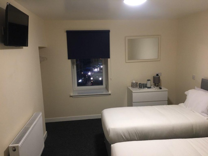 Standard Double room with street view