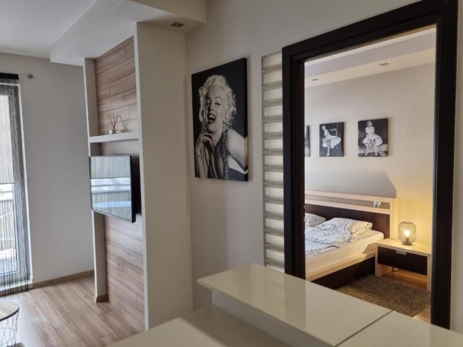 Apartment with balcony and with view