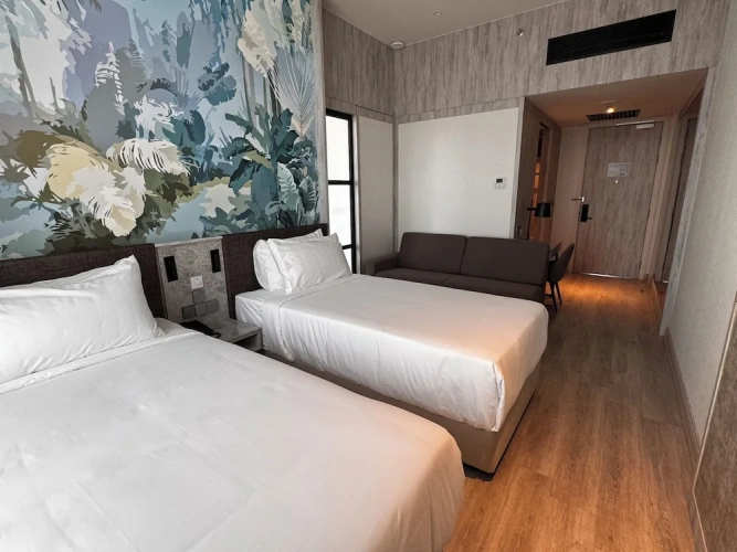 Deluxe Twin room with city view