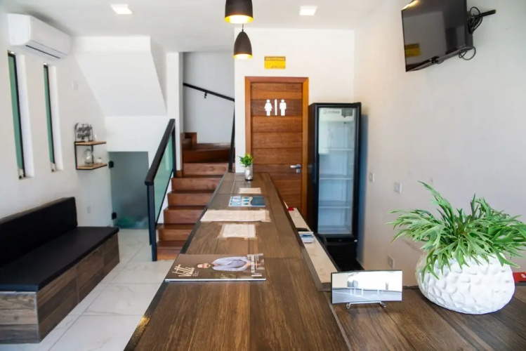 Loft c Wi-fi e Smart Lock a 650m do Projeto Tamar