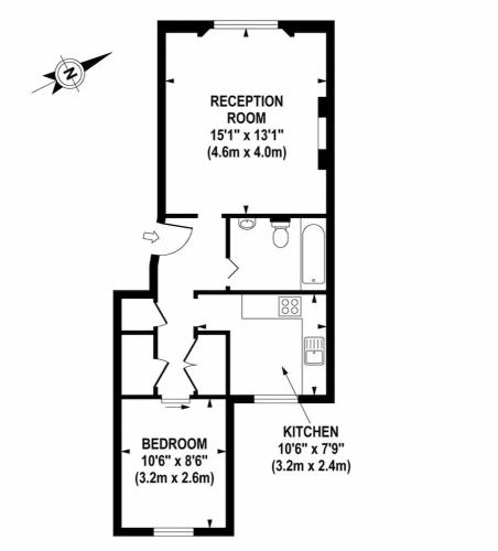 1 Bedroom Apartment