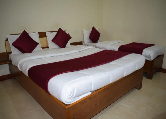 Deluxe Quadruple room with garden view