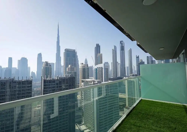 Mh- 1 Bhk Burj Khalifa View in Reva Residence Ref 26019