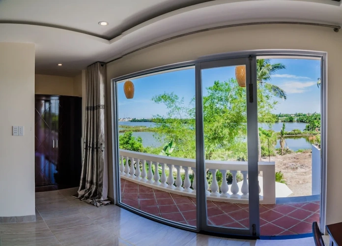 Superior room with balcony and with river view