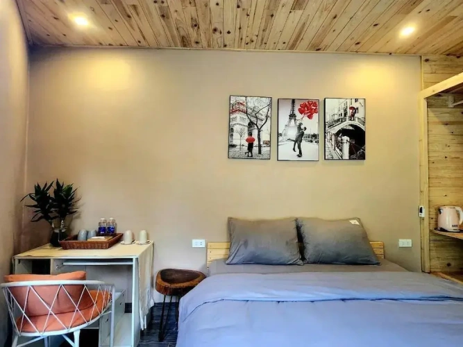 Superior Double room with balcony and with garden view