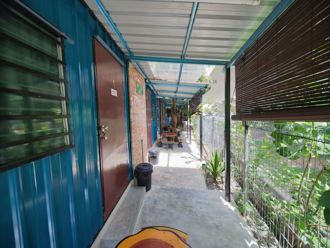 Outside