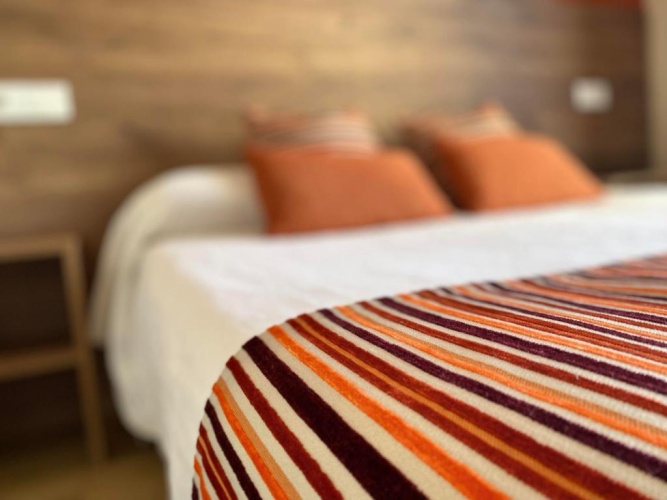Standard Double room with balcony and with land view