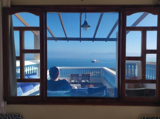 Deluxe Double room with balcony and with sea view