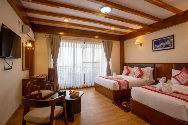 2 Bedrooms Deluxe Double room with mountain view
