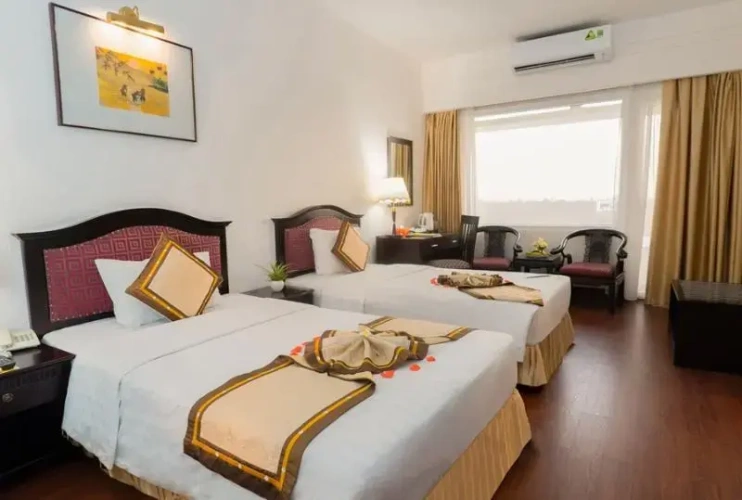 Deluxe Twin room with balcony and with river view