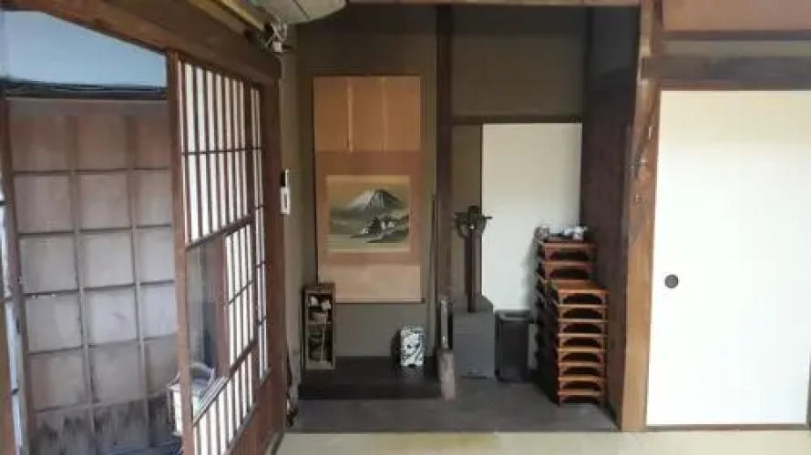 Traditional Japanese House near Sea