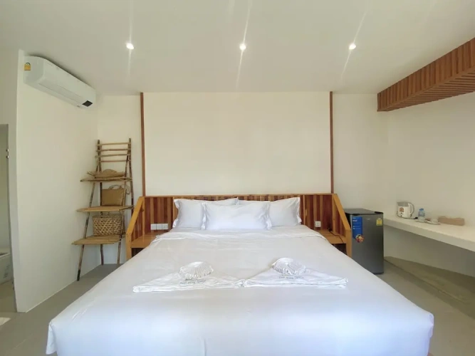 Double Bungalow with balcony and with garden view