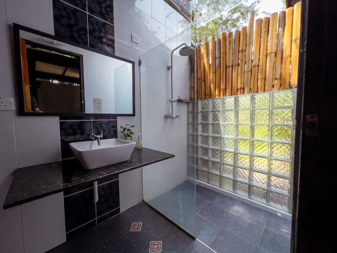 Cottage with balcony