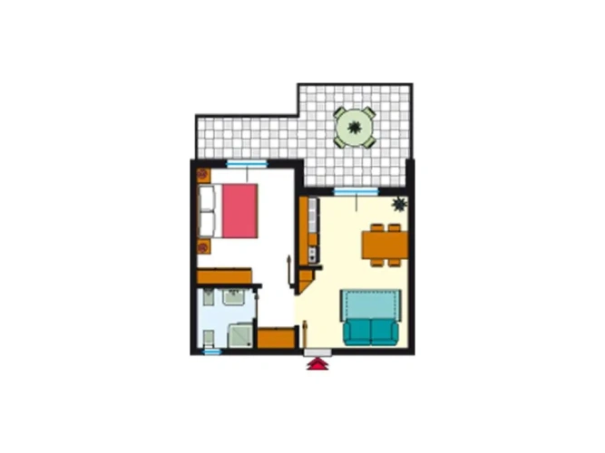 1 Bedroom Standard Apartment