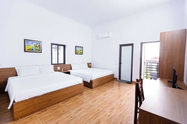 Deluxe Quadruple room with garden view