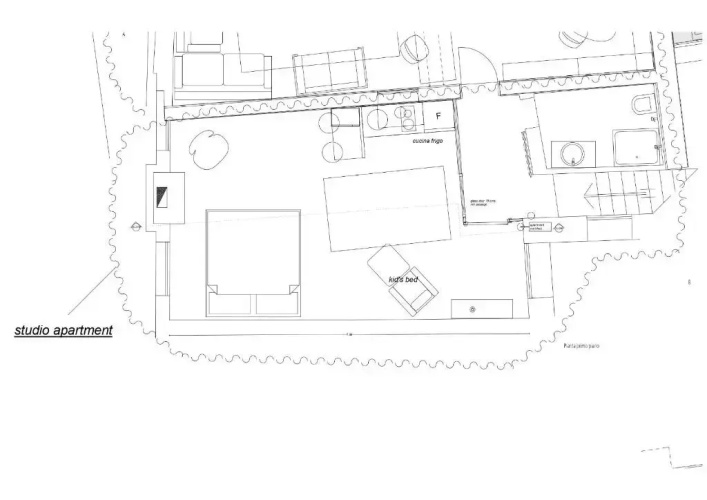 Studio Apartment San Marco 1825 fully sanitzd