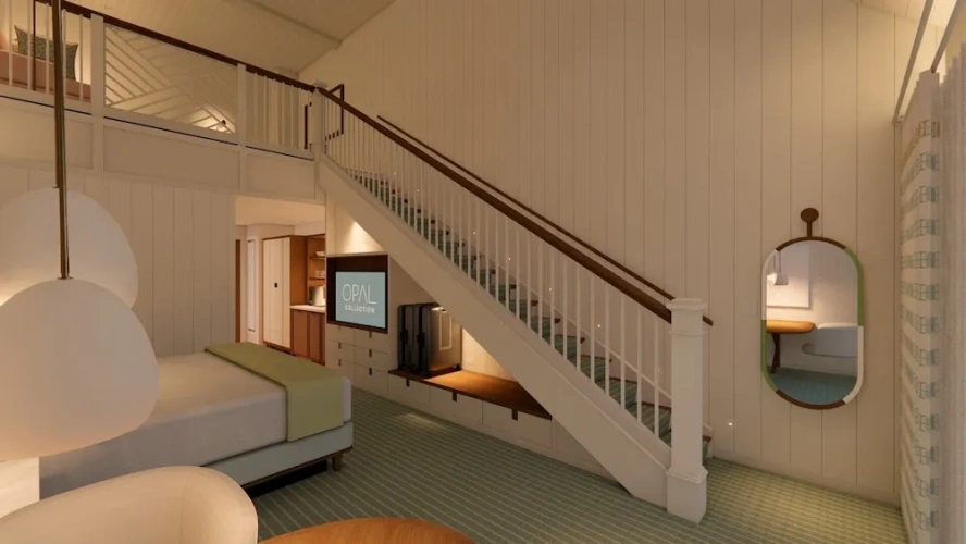1 Bedroom Double Suite with courtyard view