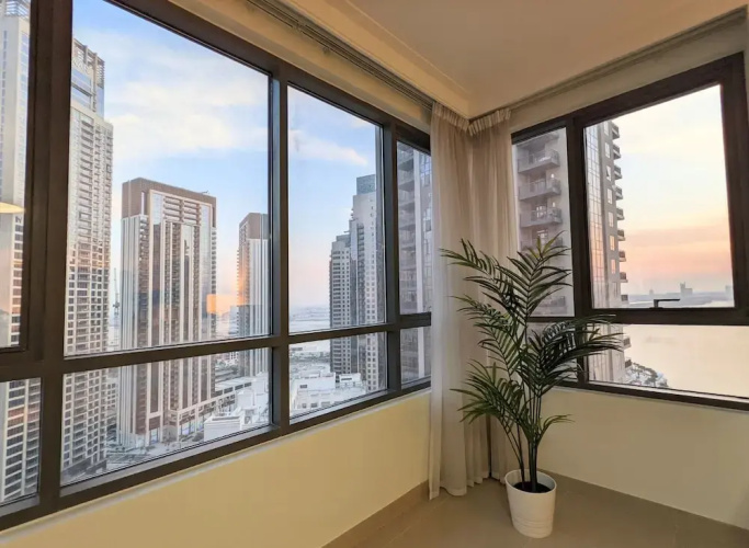 Lux BnB  Dubai Creek Harbour BLVD Views