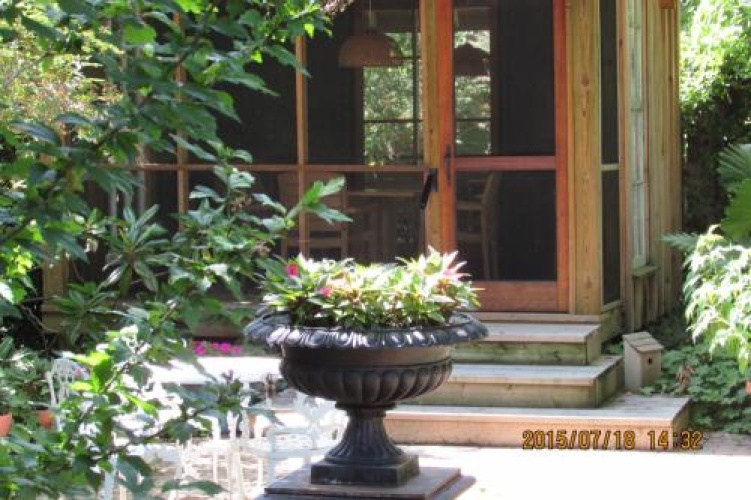 Outside