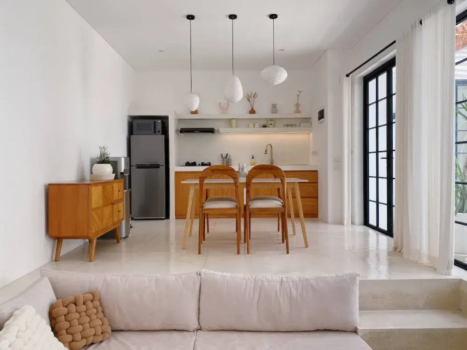 Splendid Villa Eden White Canggu Pool & 2 Bd