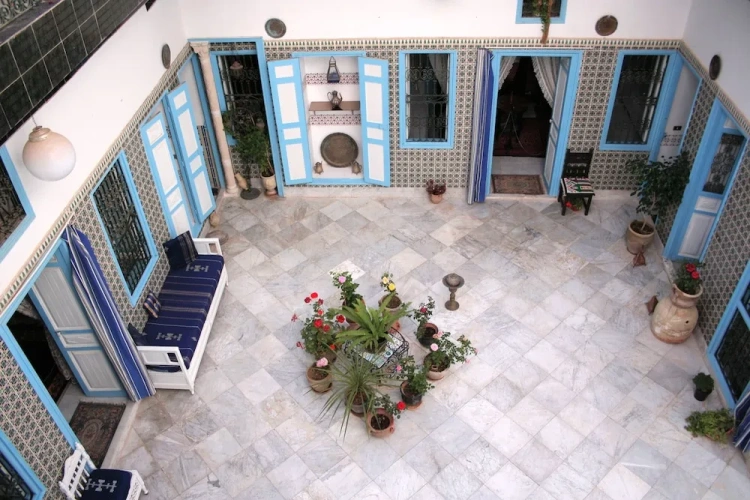 Quadruple Suite with courtyard view
