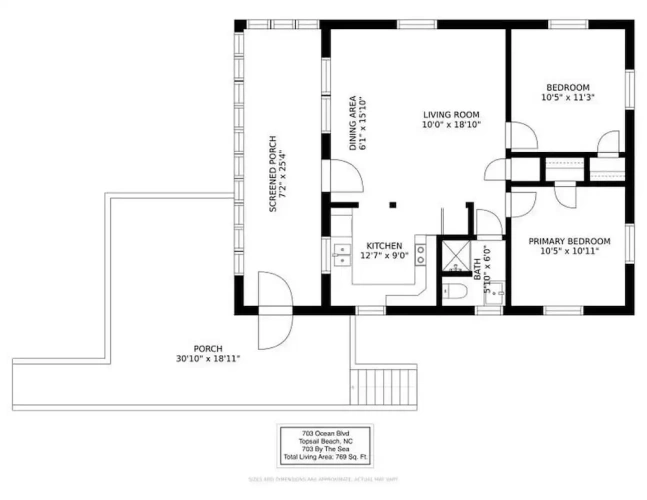 2 Bedrooms Studio