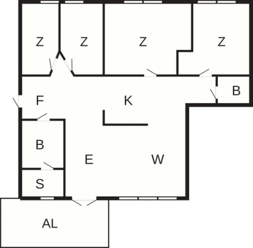 4 Bedrooms Classic Apartment