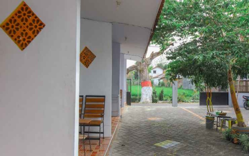 Outside