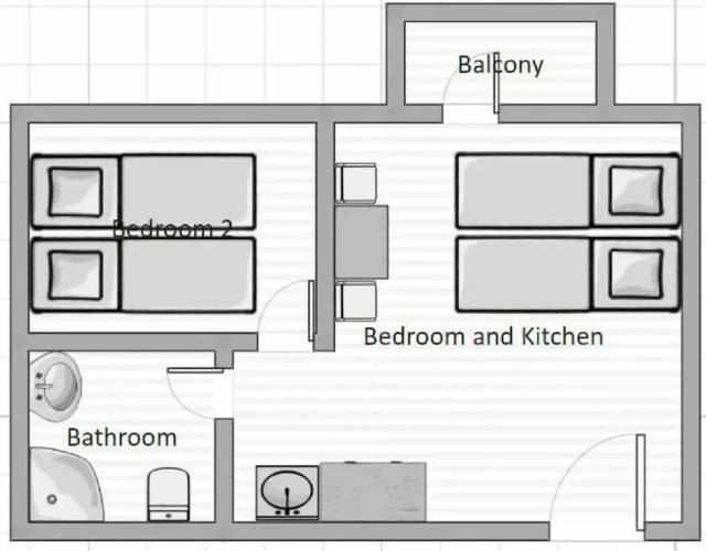 1 Bedroom Apartment